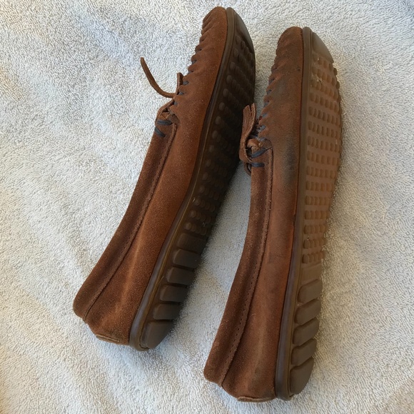 Minnetonka kilty mocassins with tribal pattern, 10 - Picture 3 of 6